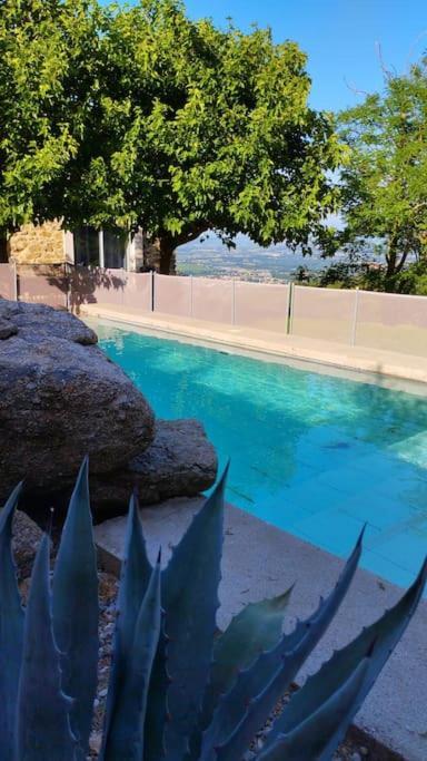 Villa Spacieuse -Vue Exceptionnelle- Piscine Saint-Romain-de-Lerps Extérieur photo