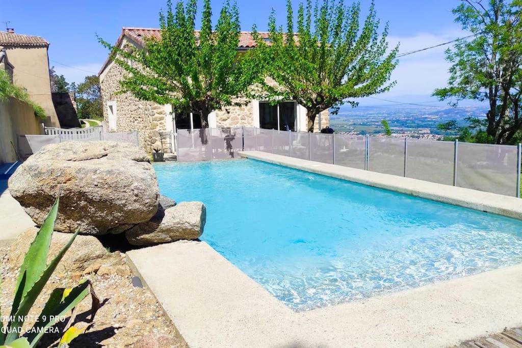 Villa Spacieuse -Vue Exceptionnelle- Piscine Saint-Romain-de-Lerps Extérieur photo